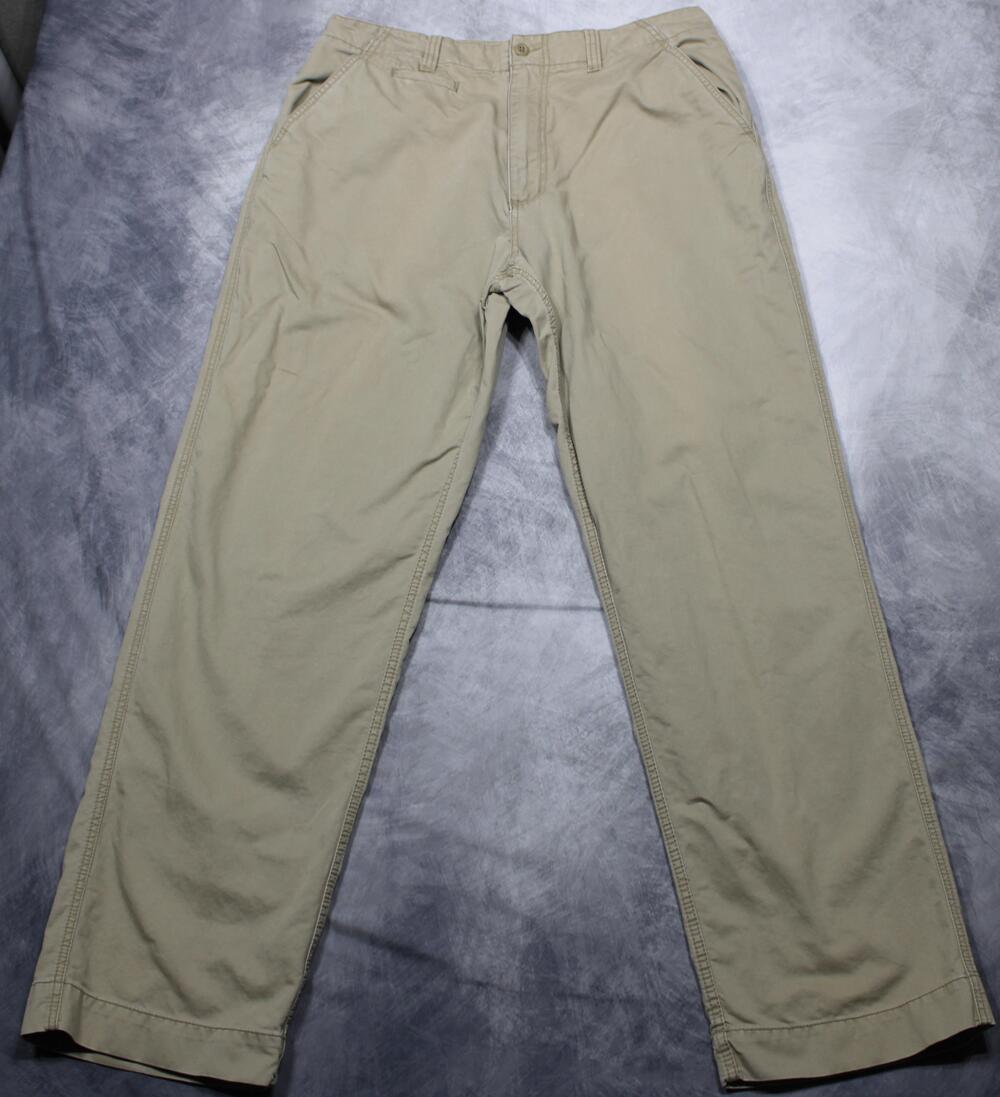 Vintage American Eagle Outfitters Pants Mens 36x32 Beige Canvas Chino Y2K